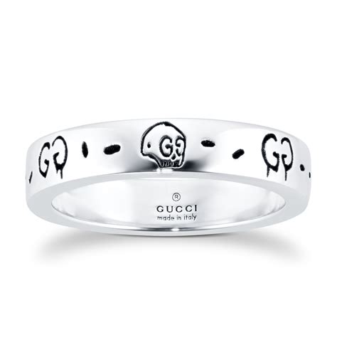 Gucci silver ghost ring